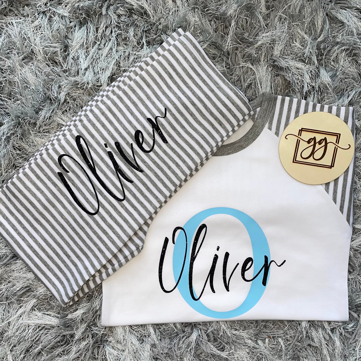 Personalised Name & Initial Pyjamas