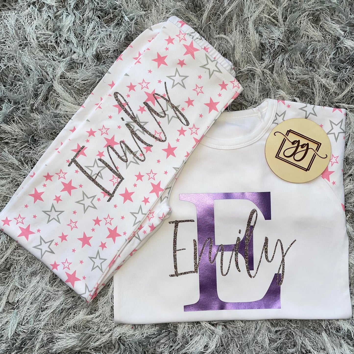Personalised Name & Initial Pyjamas