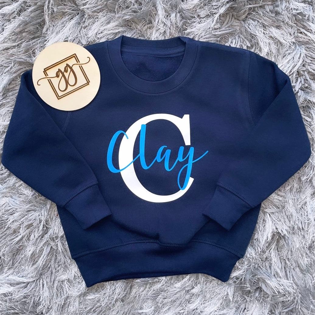 Personalised Name & Initial Sweatshirt