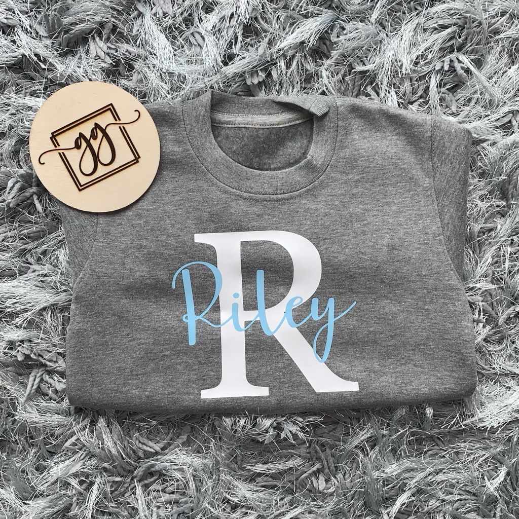 Personalised Name & Initial Sweatshirt