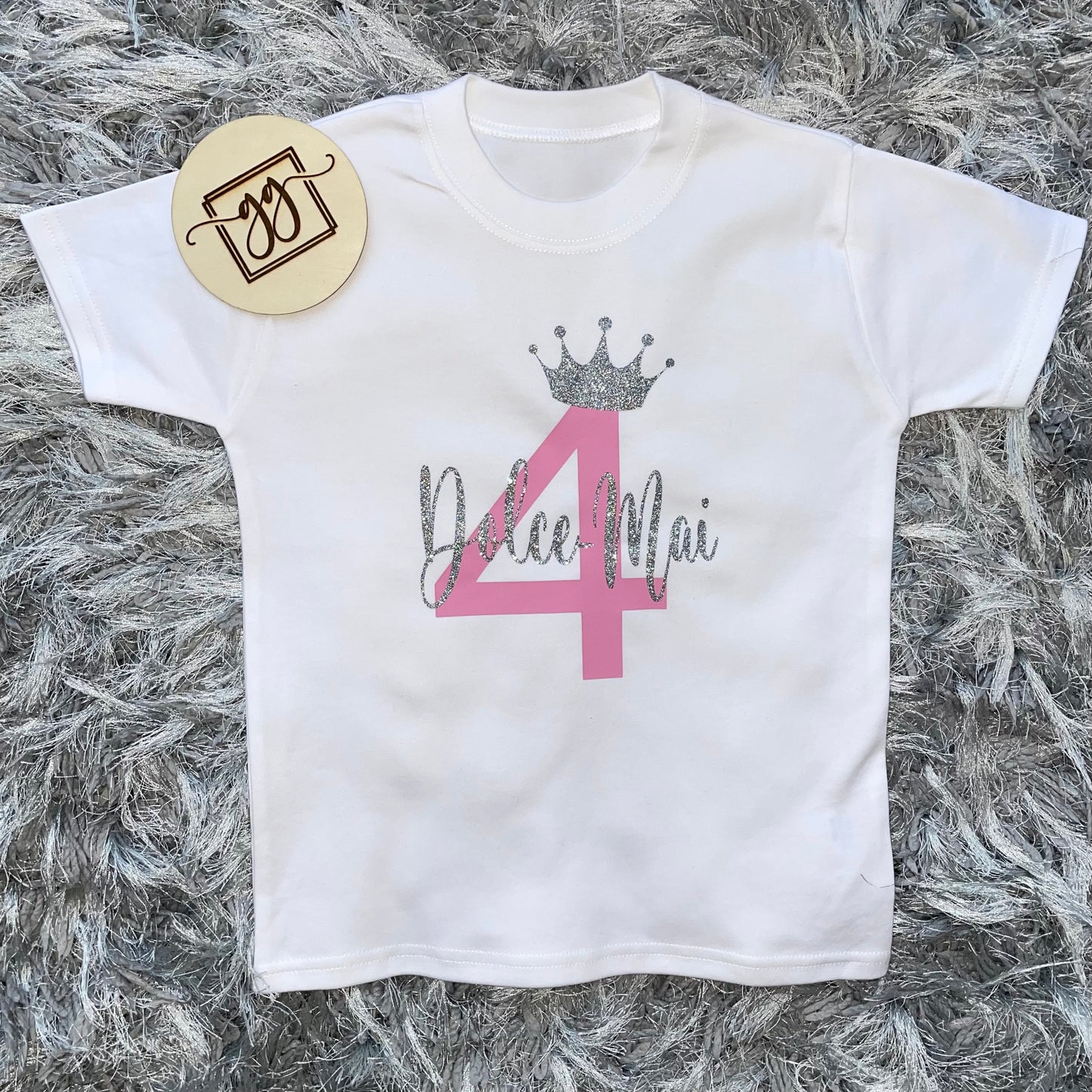 Personalised 4th Birthday T-Shirt