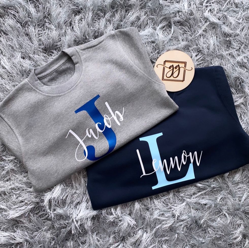 Personalised Name & Initial Sweatshirt