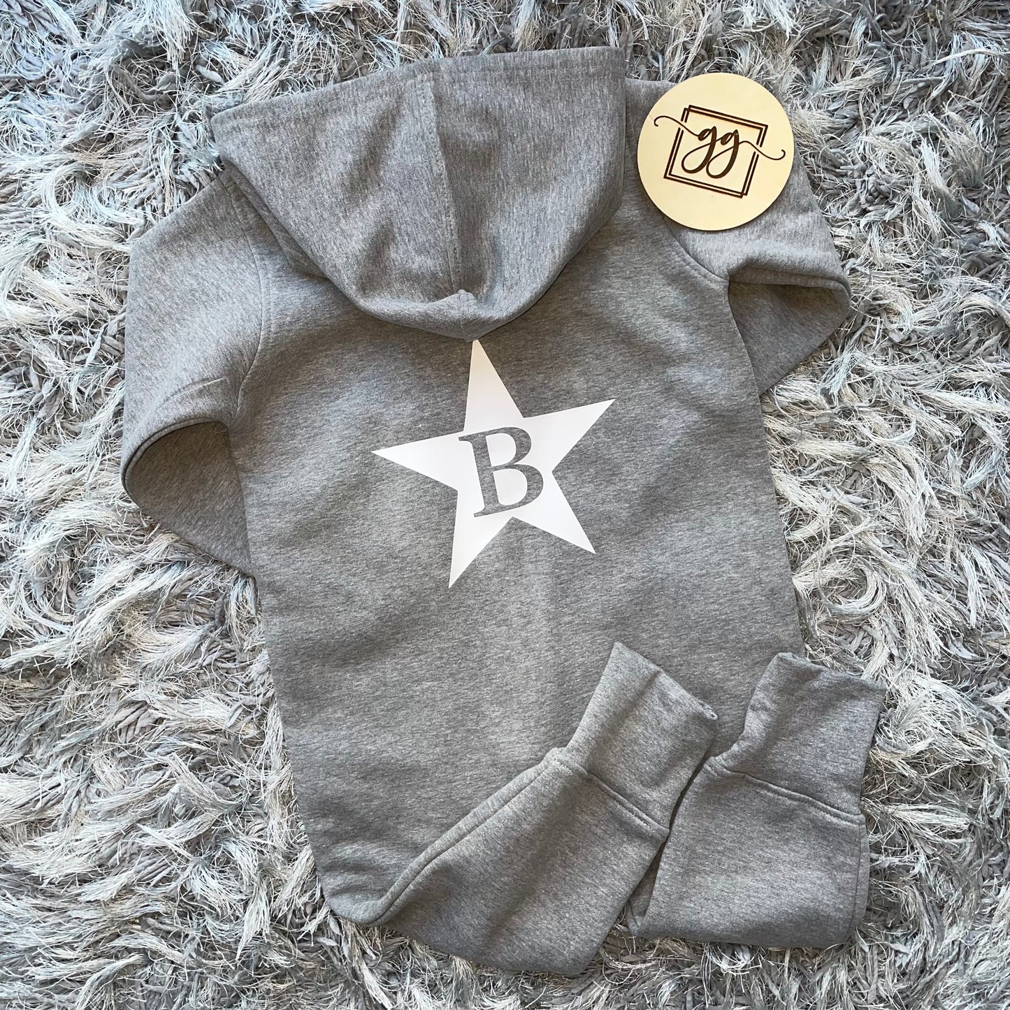 Personalised Star Initial Onesie