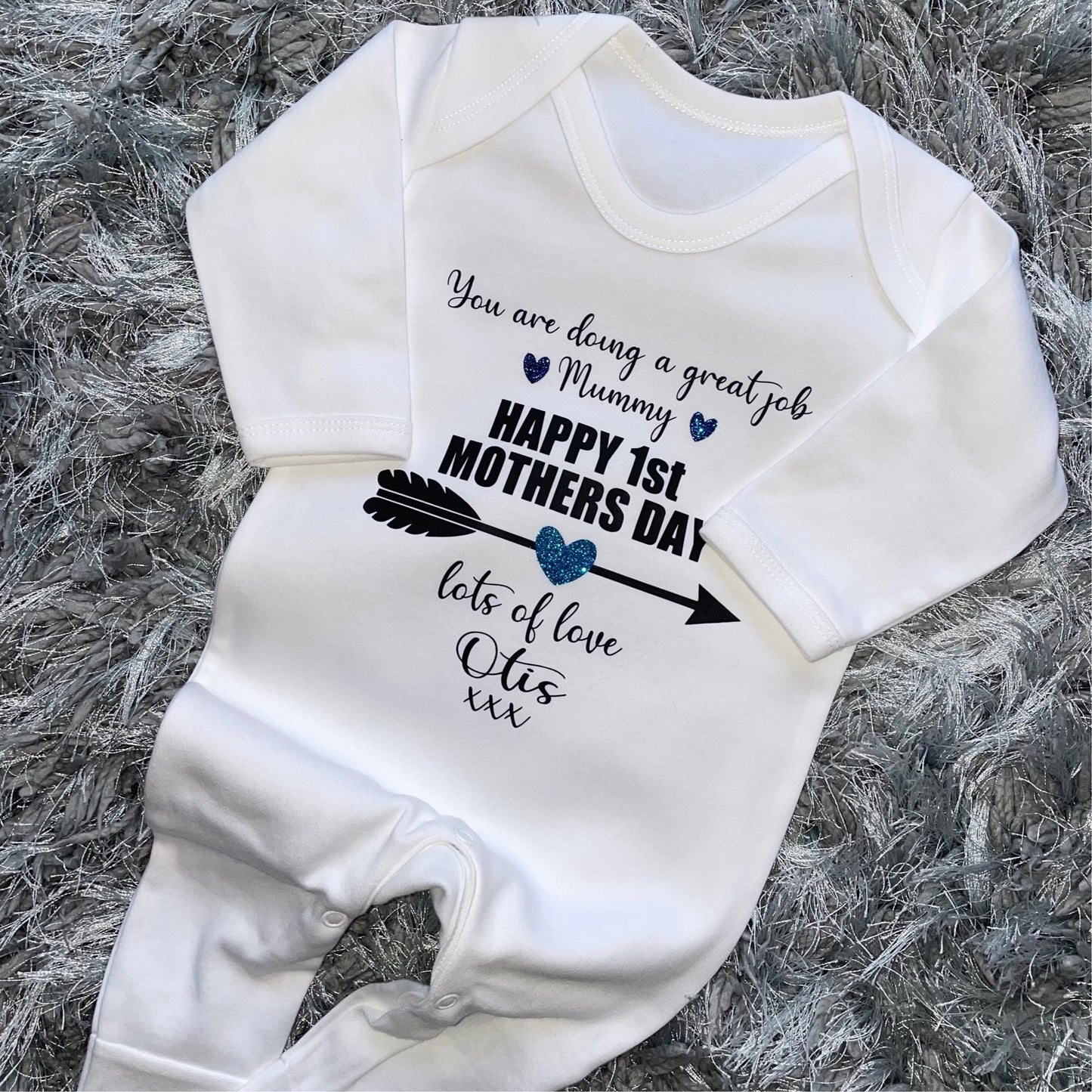 Personalised Mother's Day Great Job Baby Grow