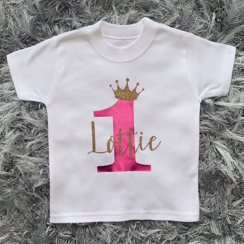 Personalised 1st Birthday T-Shirt
