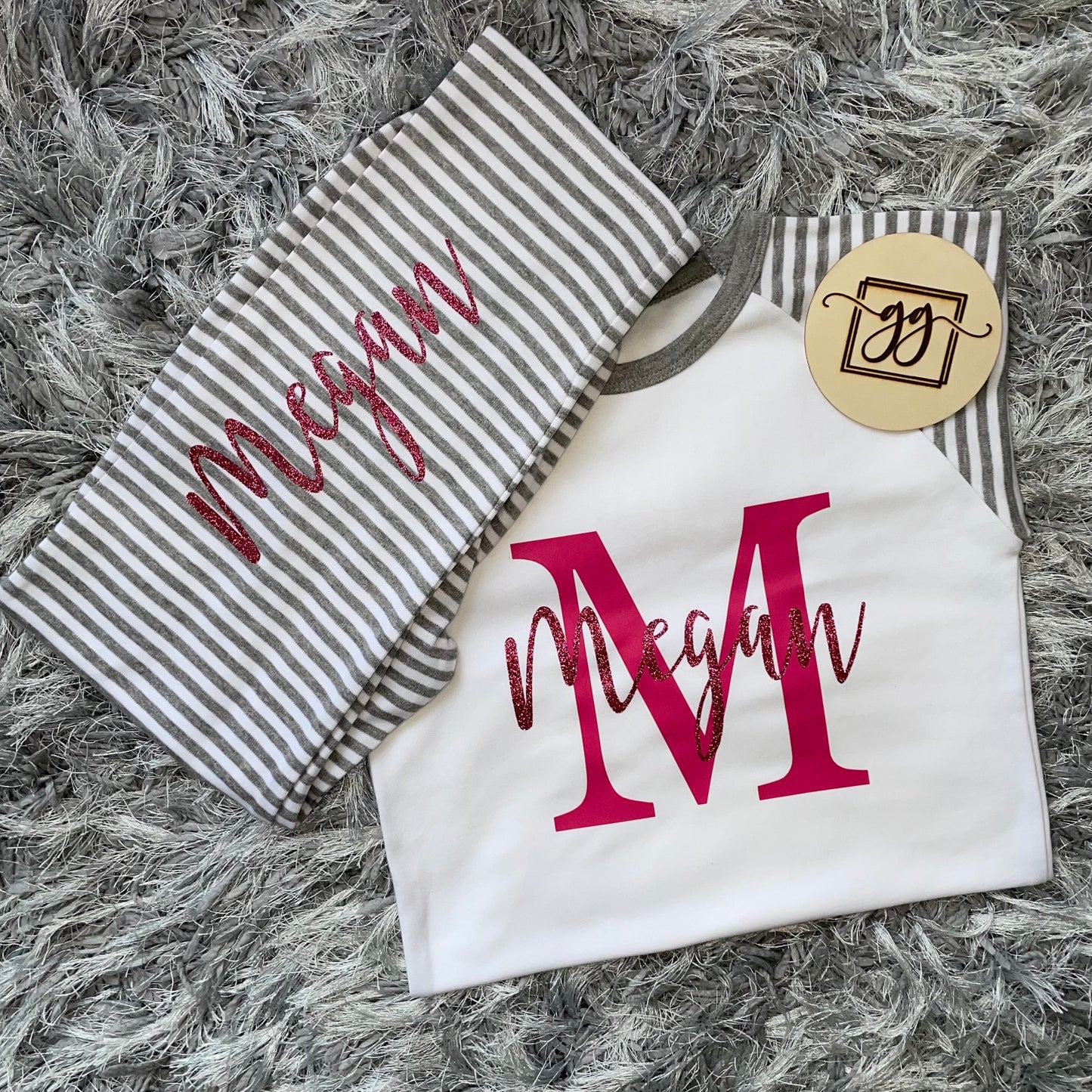 Personalised Name & Initial Pyjamas