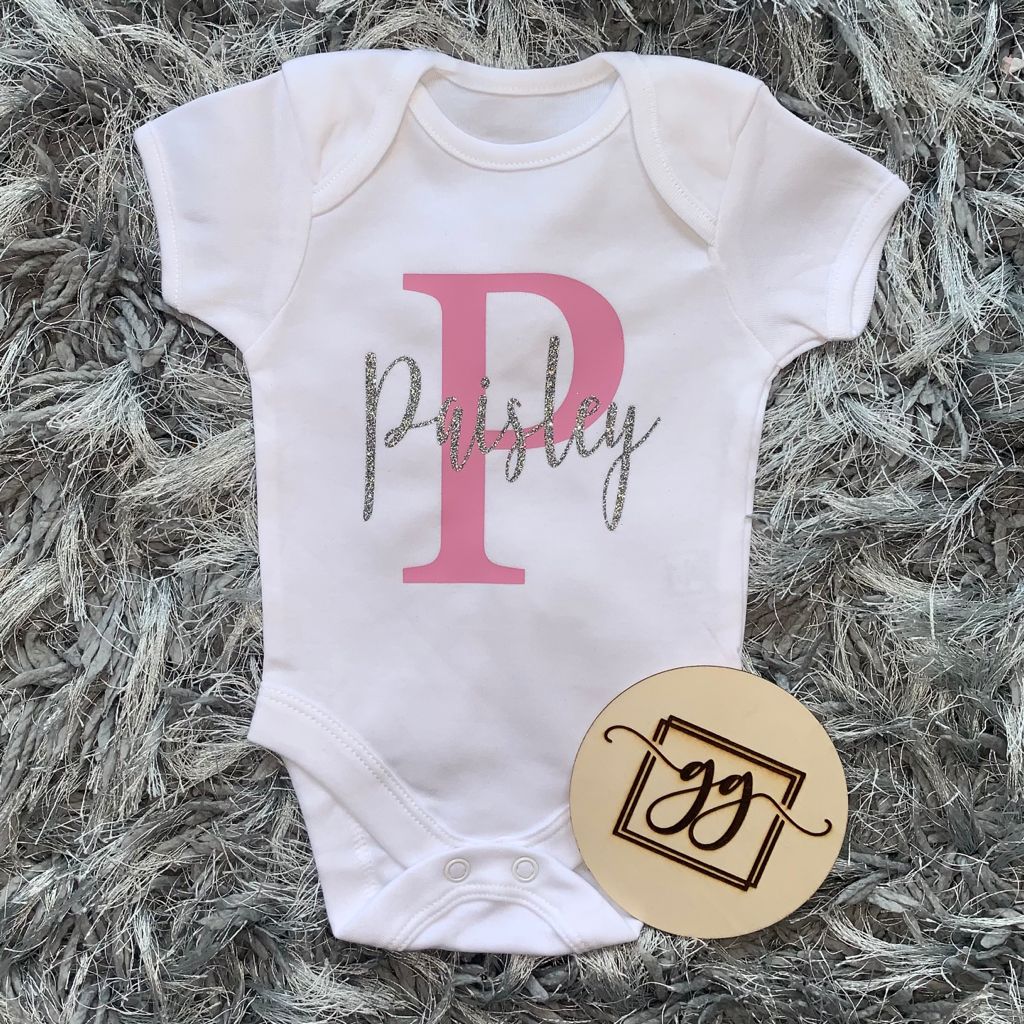 Name & Initial Baby Vest