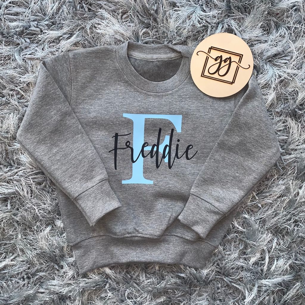 Personalised Name & Initial Sweatshirt