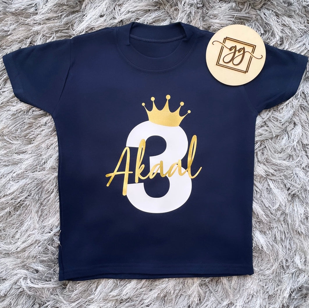 Personalised 3rd Birthday T-Shirt