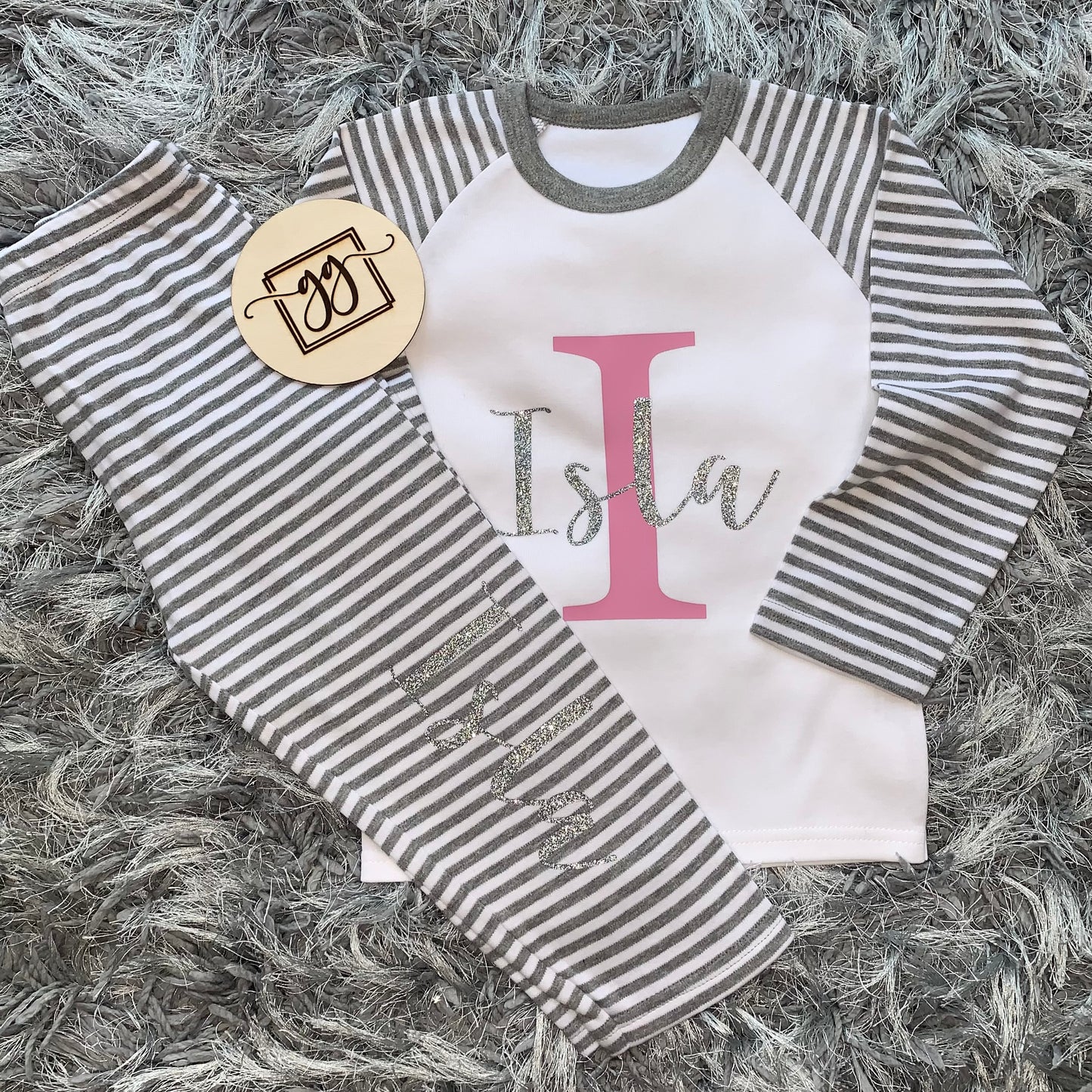 Personalised Name & Initial Pyjamas
