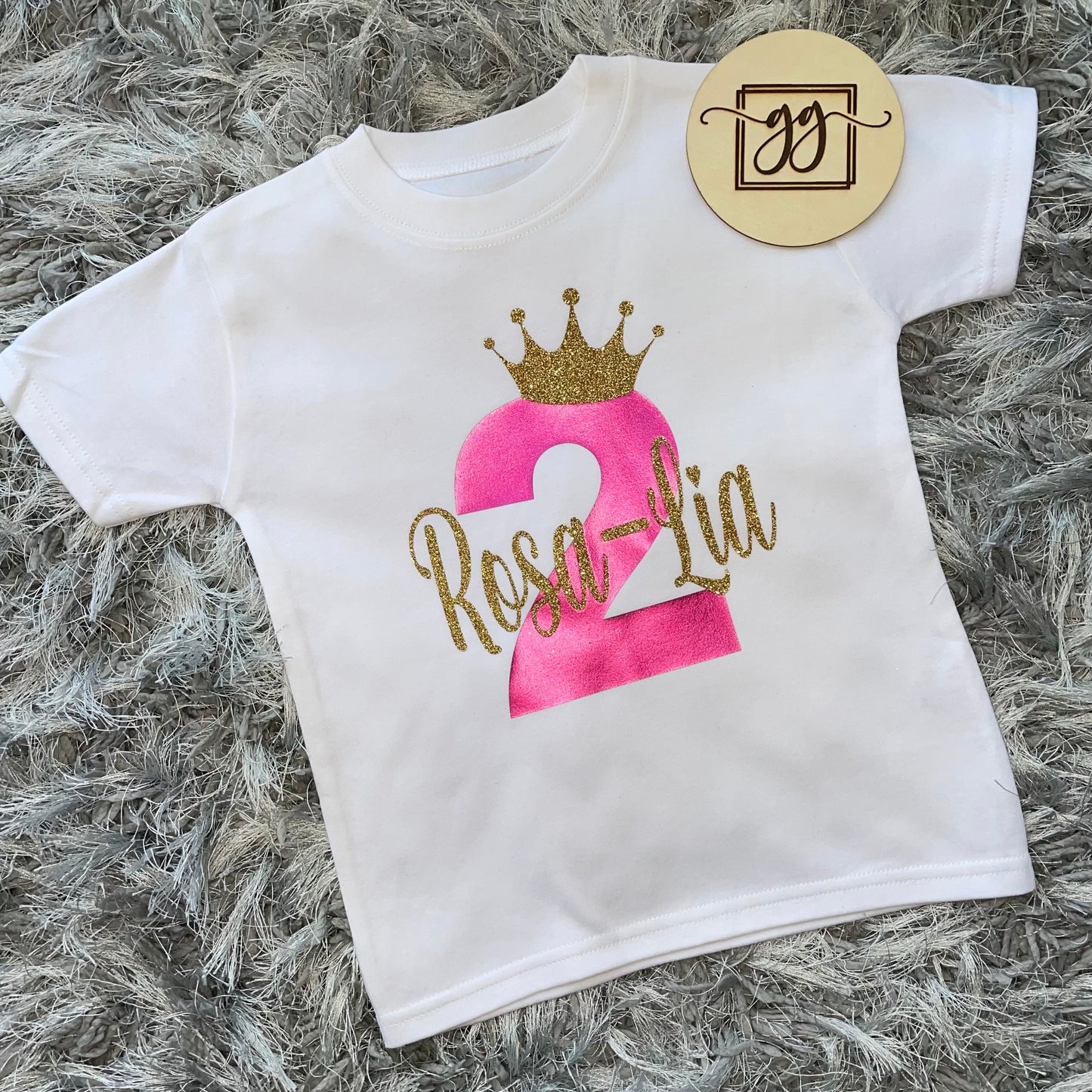 Personalised 2nd Birthday T-Shirt
