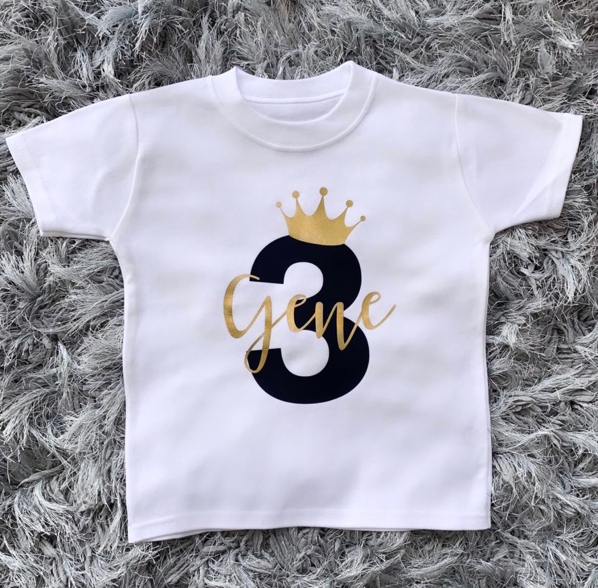 Personalised 3rd Birthday T-shirt