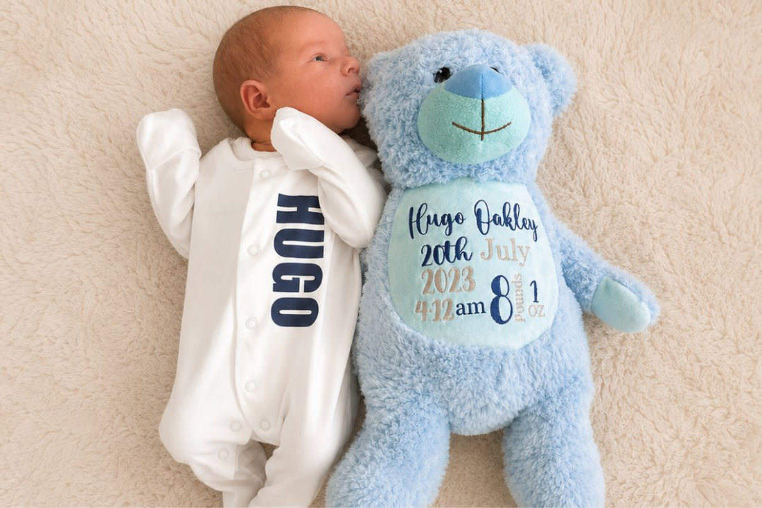 Personalised baby gift ideas UK Grace & Grayson