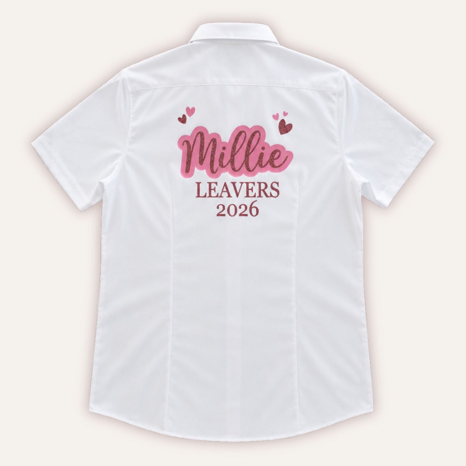 Personalised leavers shirts for school leavers — Grace & Grayson