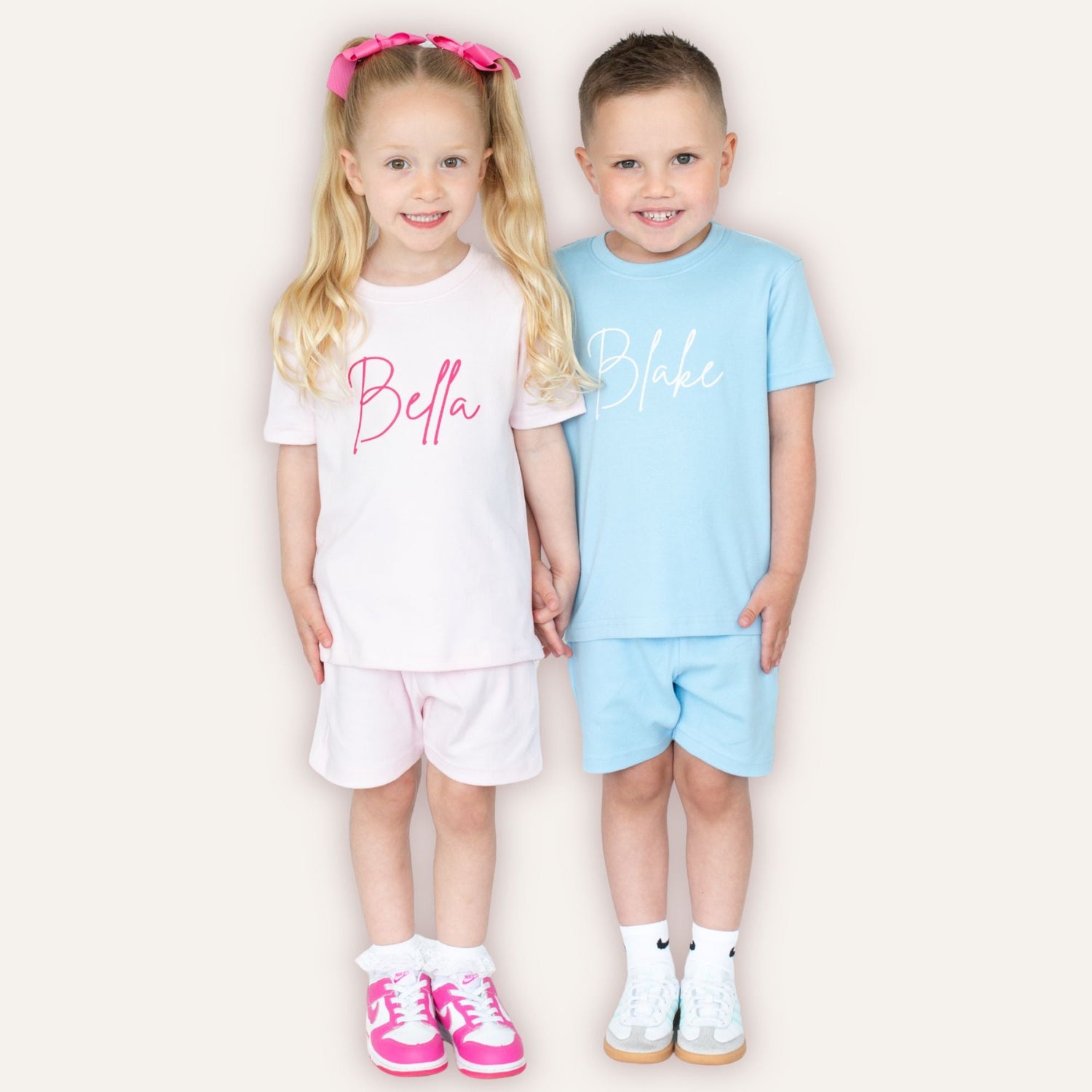 personalised summer outfits for boys and girls UK Grace & Grayson