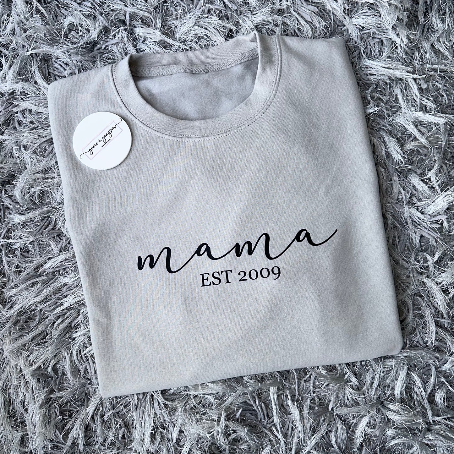 Personalised Adults Mama Est Sweatshirt