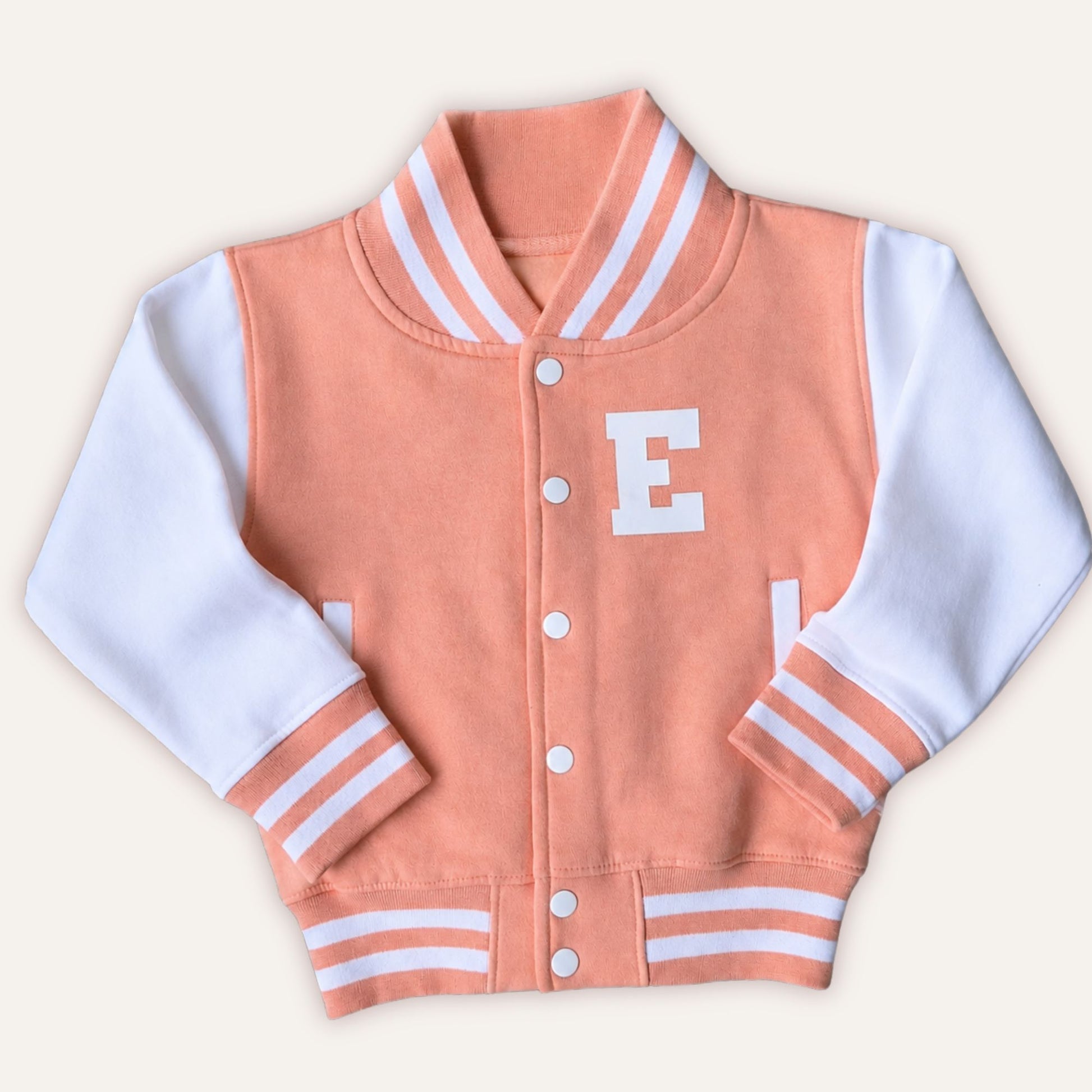 Personalised letter varsity jacket