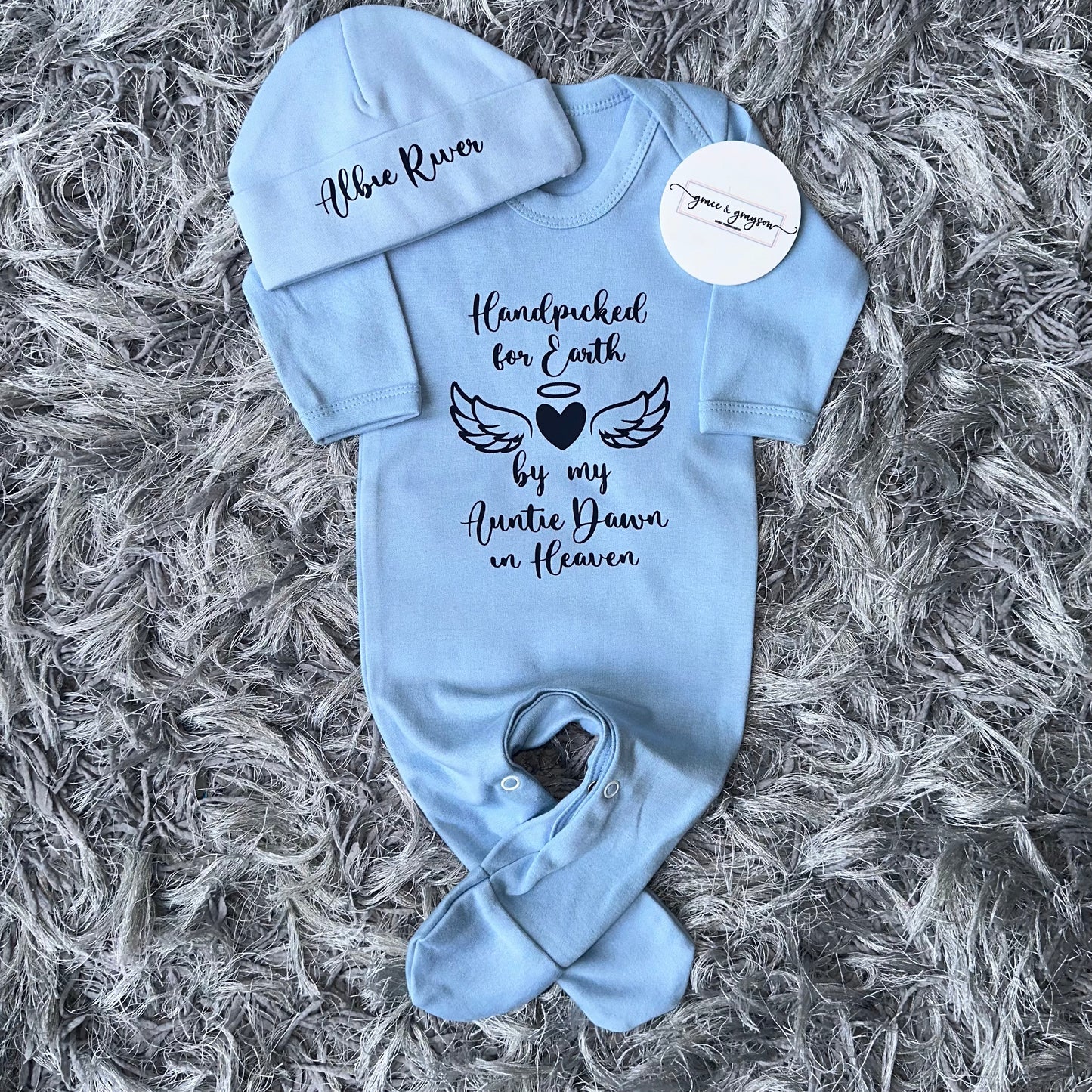 Hand Picked For Earth Baby Grow Set