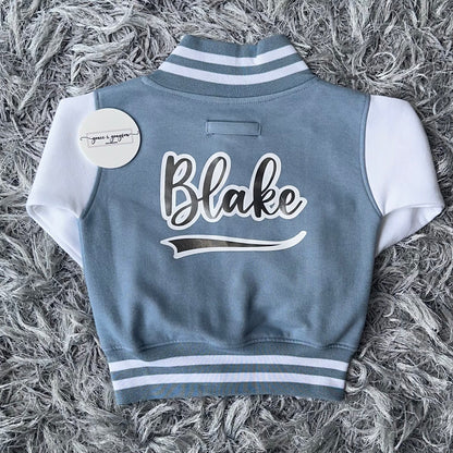 Personalised Swoosh Varsity Jacket