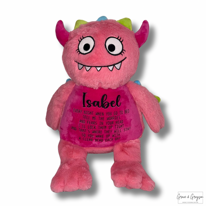 Personalised Worry Monster Teddy