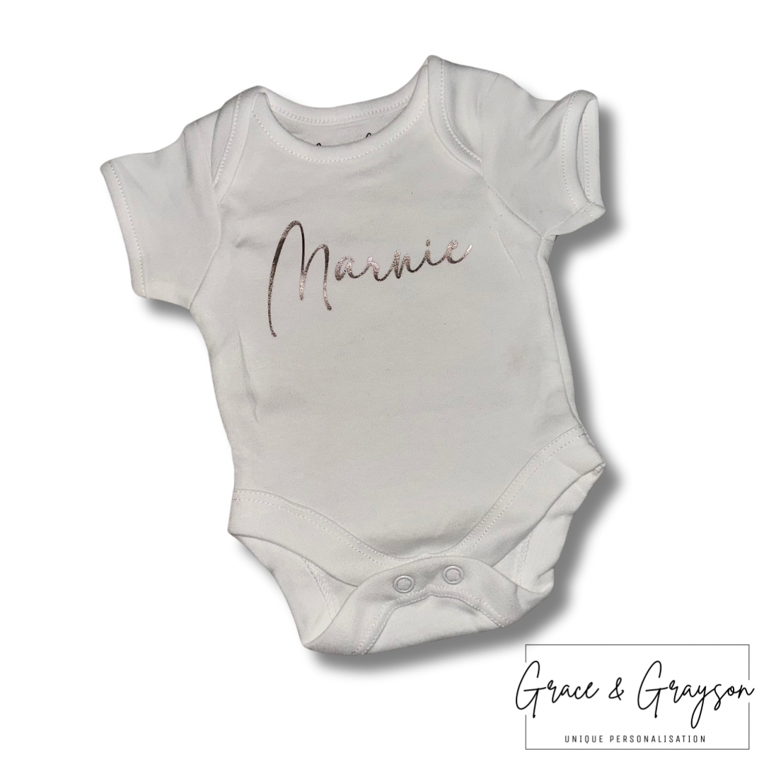 Personalised Baby Vest