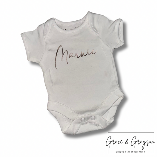 Personalised Baby Vest