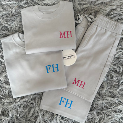 Initials Shorts & T-Shirt Set