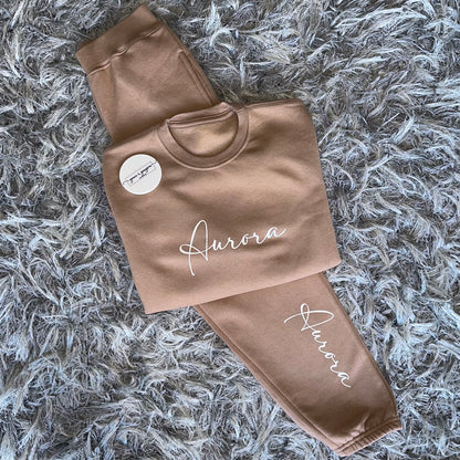 Personalised Warm Taupe Tracksuit