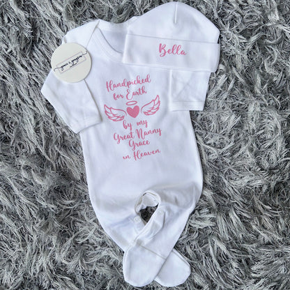 Hand Picked For Earth Baby Grow Set