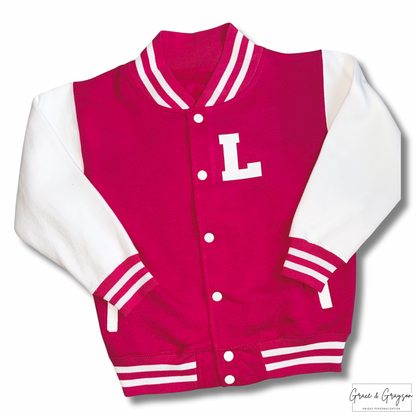 Personalised Initial Varsity Jacket