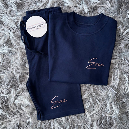 Personalised Shorst & T-Shirt Set