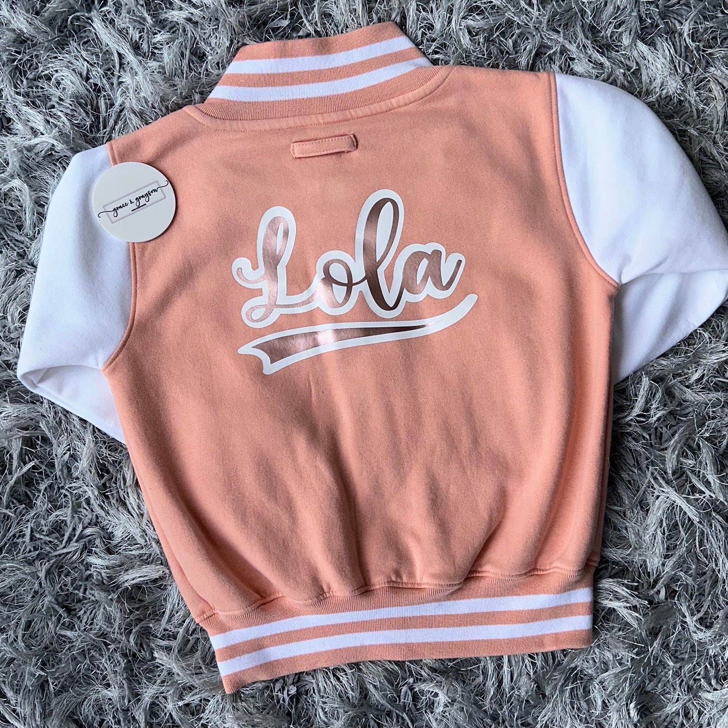 Personalised Swoosh Varsity Jacket