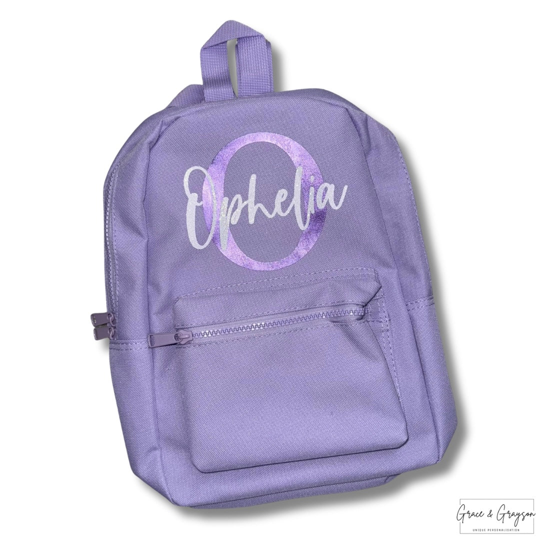 Kids Personalised Name & Initial Backpack
