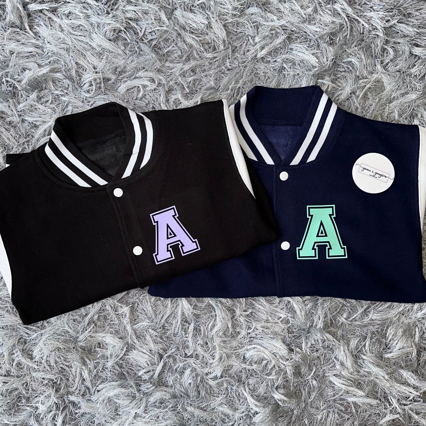 Personalised Name & Number Varsity Jacket