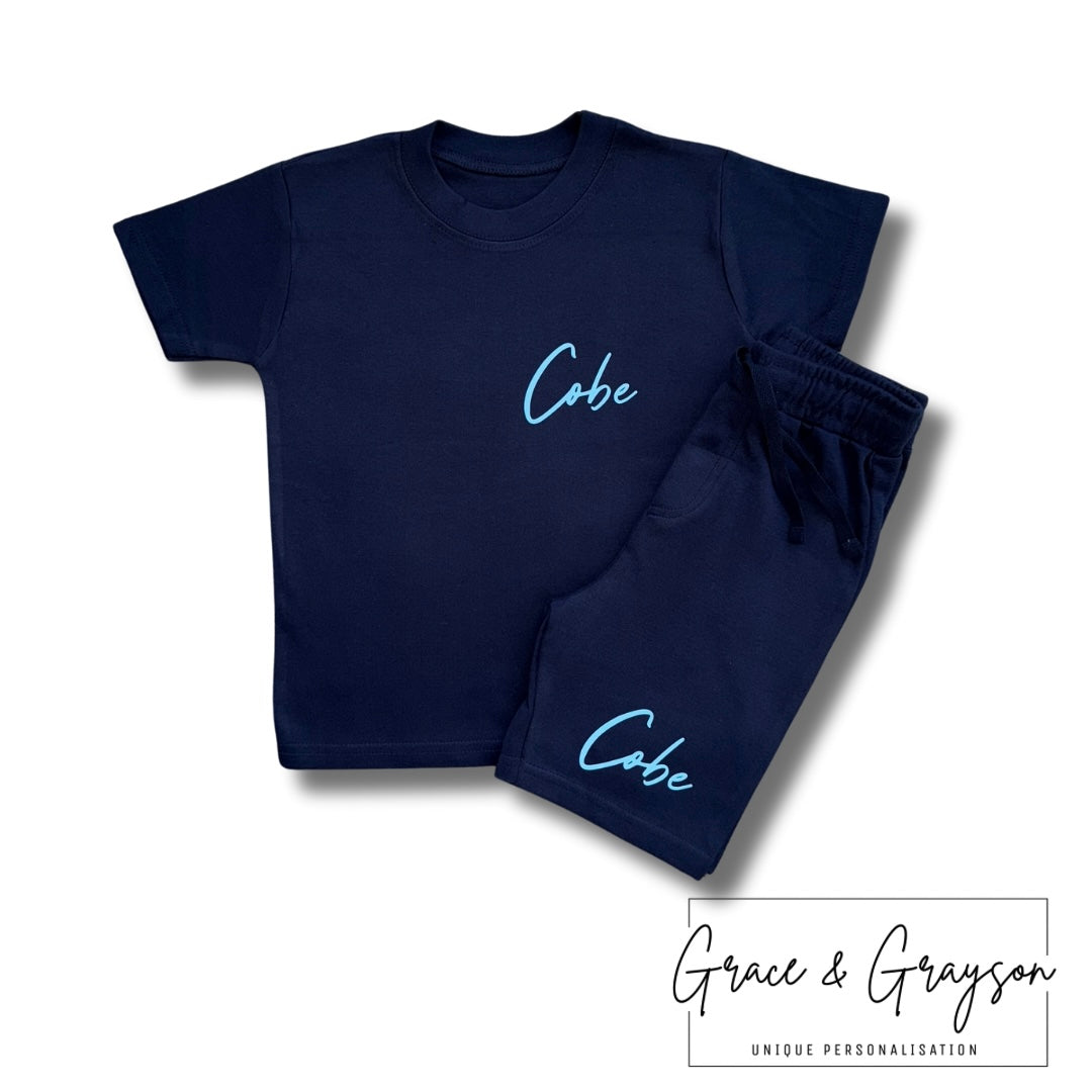 Signature Name Short & T-Shirt Set