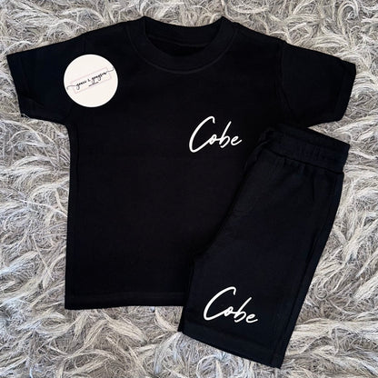 Personalised Shorst & T-Shirt Set