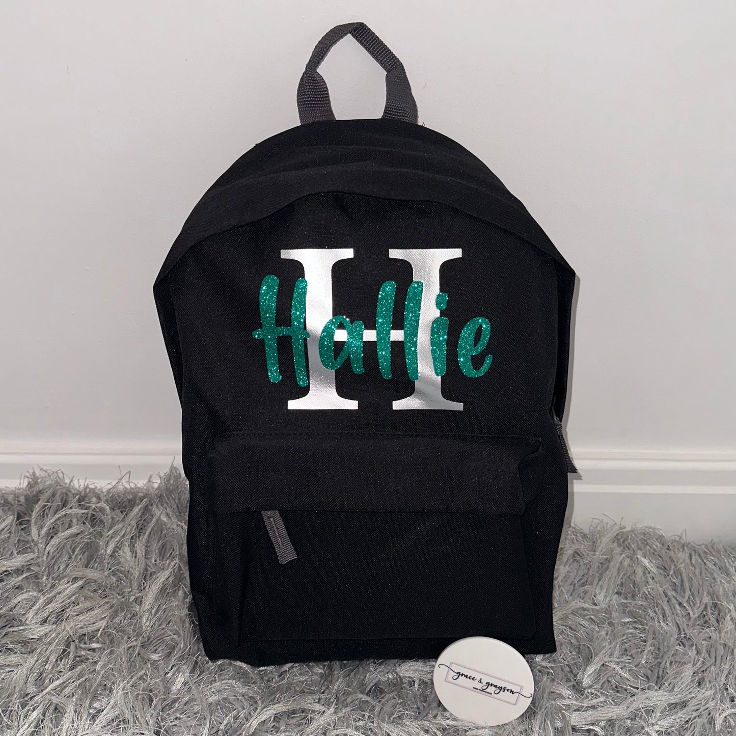 Kids Name & Initial Bigger Backpack