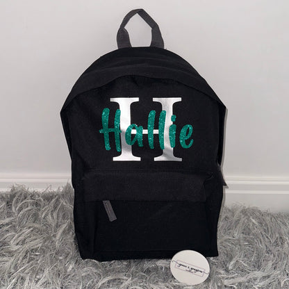 Kids Name & Initial Bigger Backpack