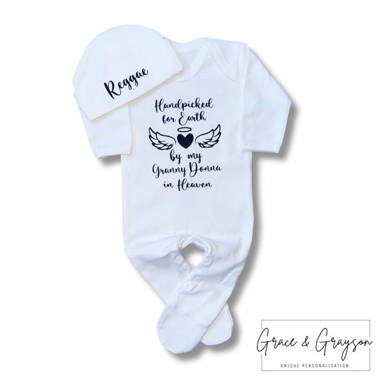 Hand Picked For Earth Baby Grow Set