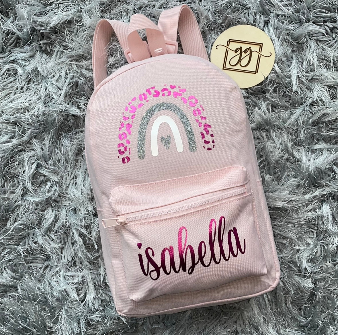 Personalised Rainbow Backpack