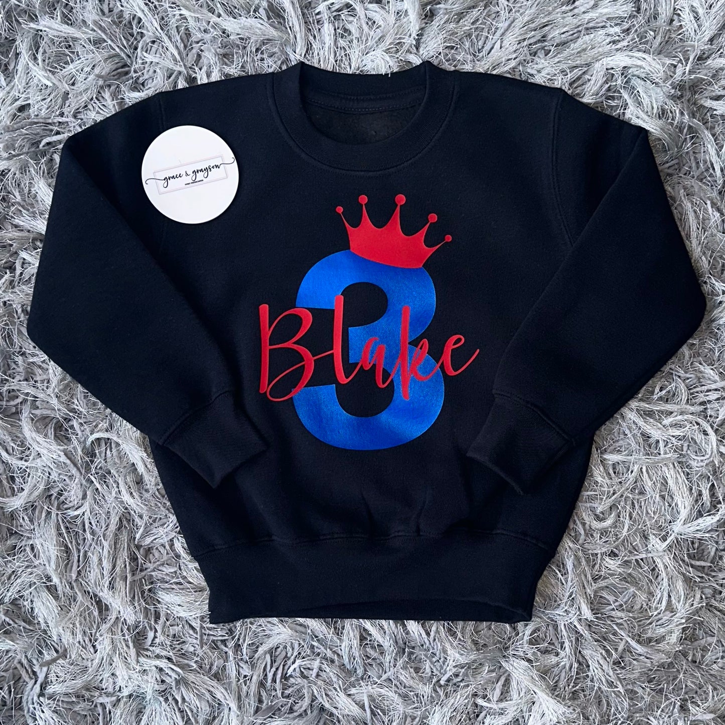 Personalised Birthday Number Sweatshirt