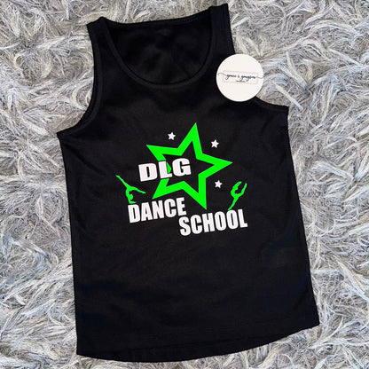 DLG Dance School Sports Vest