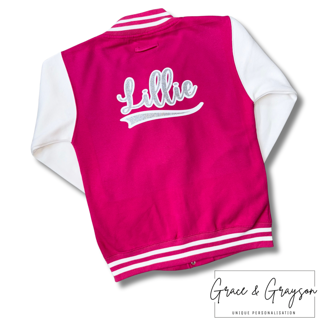 Personalised Swoosh Varsity Jacket