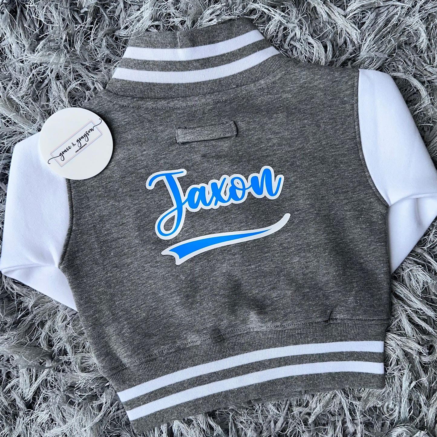 Personalised Swoosh Varsity Jacket