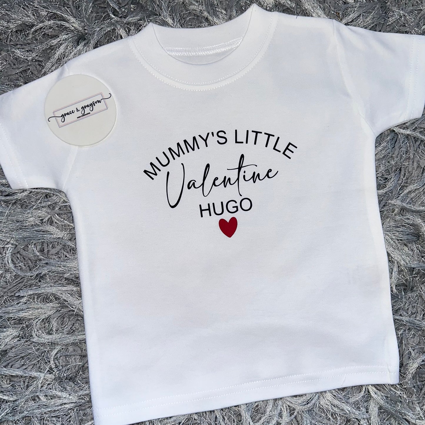 Personalised Mummy’s Little Valentine T-Shirt