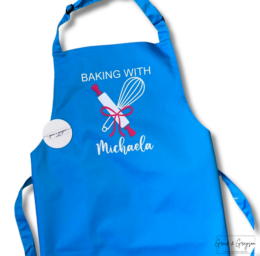 Adults Personalised Baking With Apron