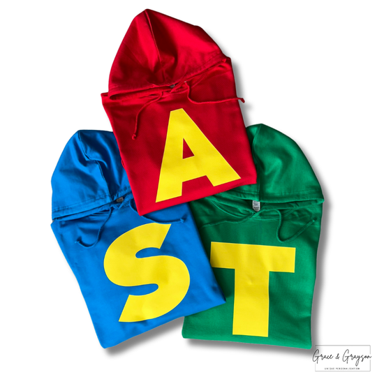 Adults & Kids Personalised Alvin & The Chipmunks Hoodie