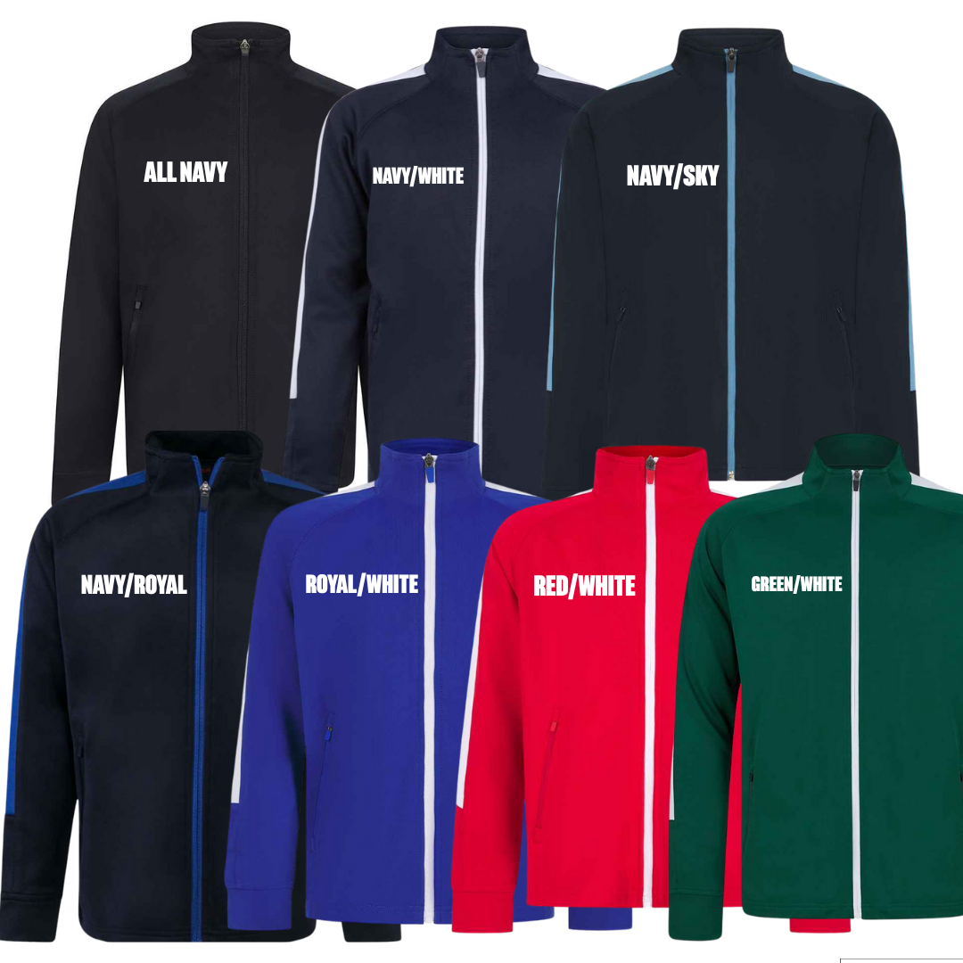 Adults & Kids Personalised Tracksuit Zip Up Top