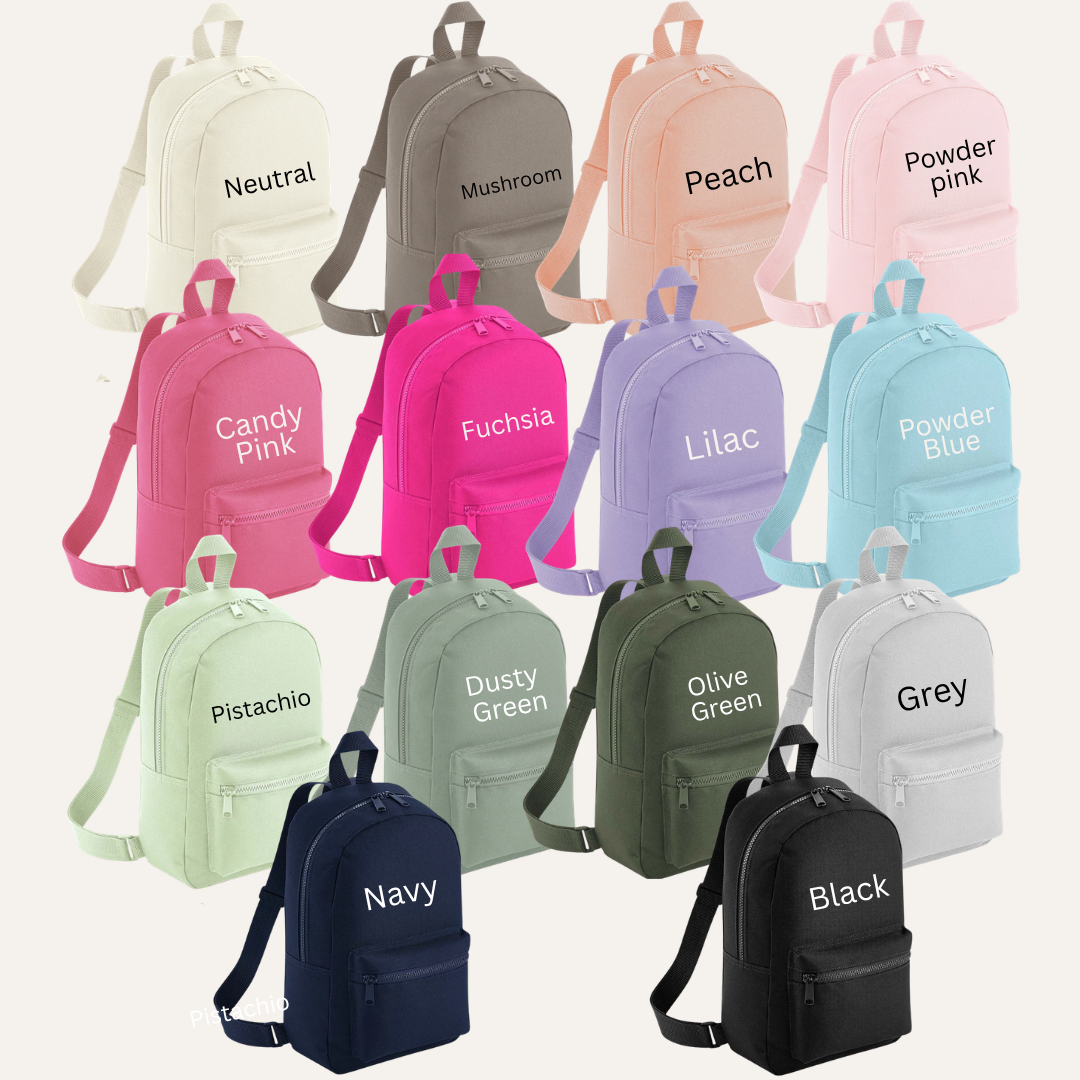 Kids Personalised Rainbow Backpack
