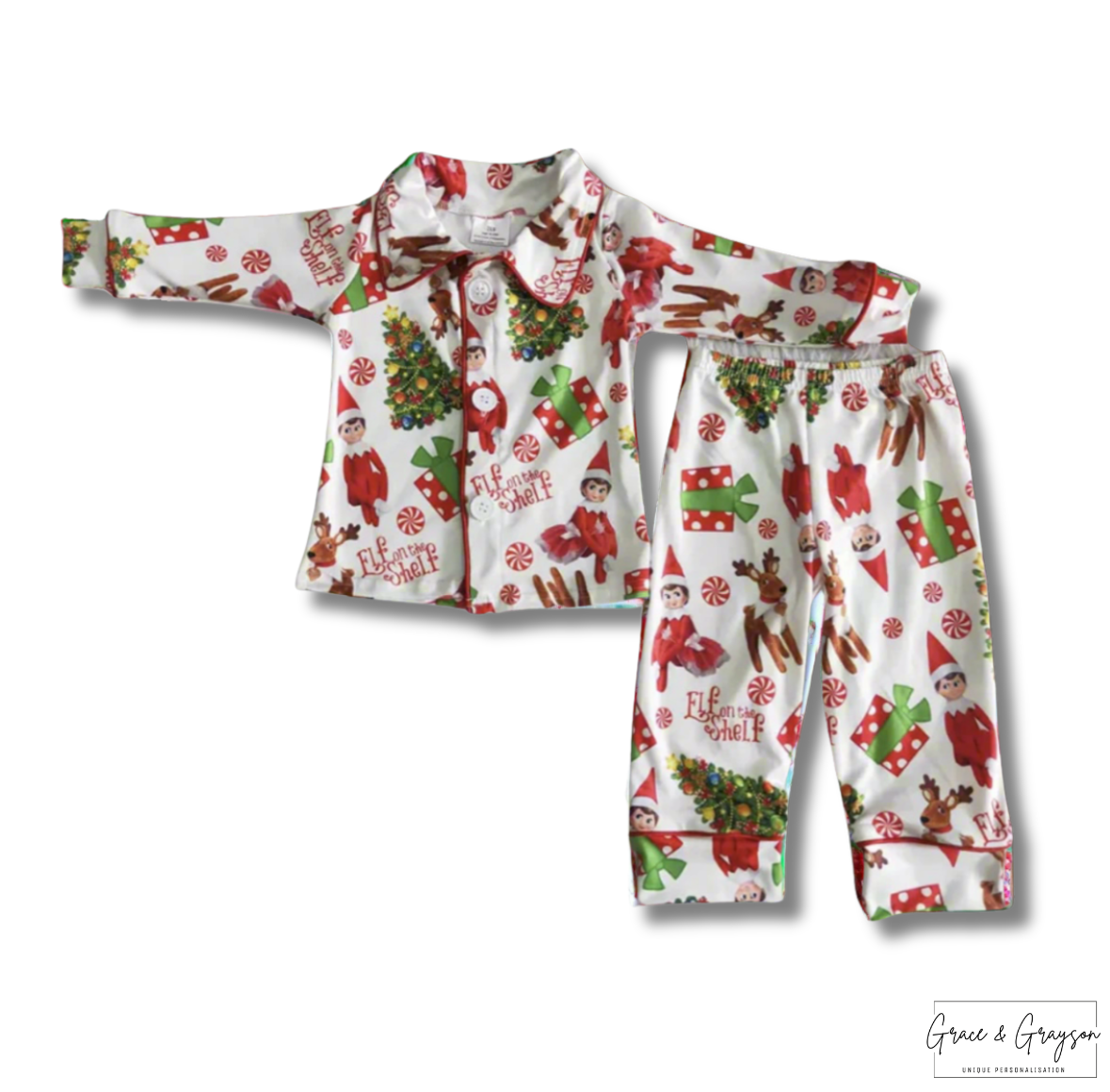 Boys Elf on The Shelf Pyjamas